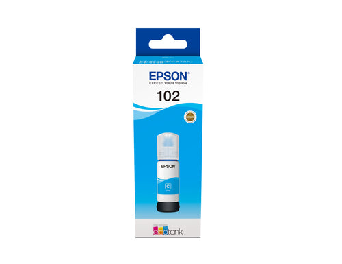 Epson 102 EcoTank Cyan ink bottle Epson 102 EcoTank Cyan ink bottle
